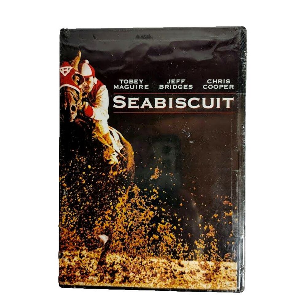 NEW Seabiscuit DVD Movie Sports Drama Tobey Maguire Jeff Bridges 2003 PG 13